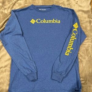 Men’s long sleeve Columbia sportswear company T-shirt